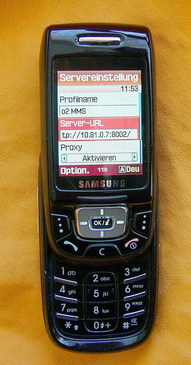 Samsung SGH-D500
