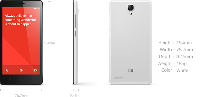 Redmi Redmi Note 4G (2014, single SIM)
